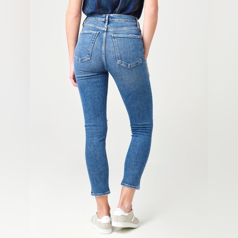 Agolde Women's Nico High-Rise Slim Straight Denim Jeans, Size 30 - Picture 6 of 12